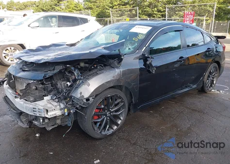 2020 Honda Civic Si из США, поврежденный, VIN 2HGFC1E53LH706733